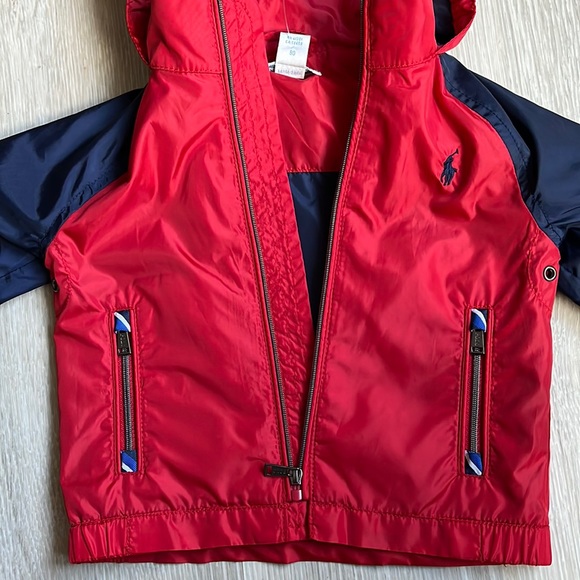 Ralph Lauren baby 12M wind breaker jacket,  roll up hoodie. - Picture 3 of 6